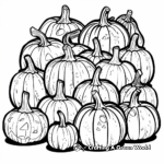 Pumpkins Galore: Coloring Pages for Fall 4