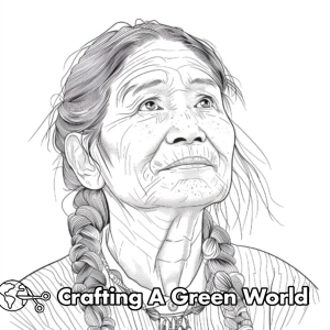 Sacagawea Coloring Pages - Free &amp; Printable!
