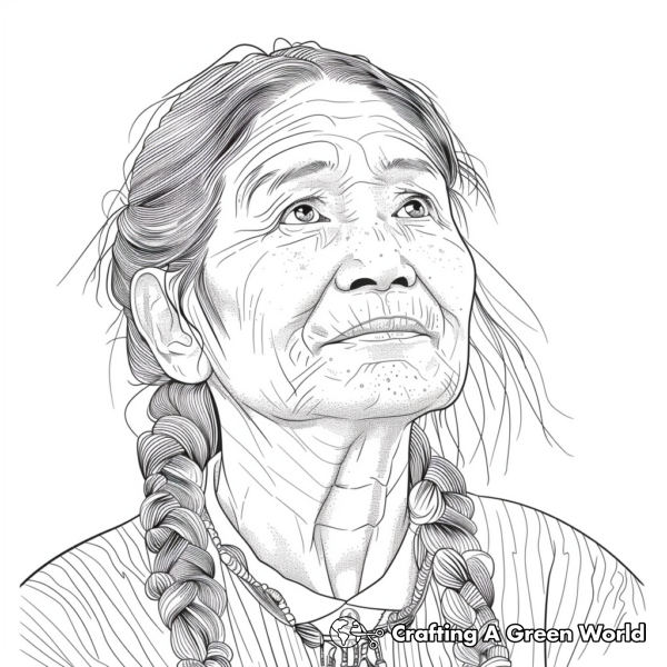 Sacagawea Coloring Pages Free & Printable!
