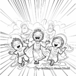 Religious Themed Transfiguration Coloring Pages 4