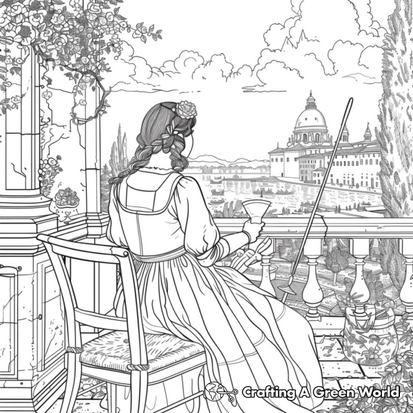 Renaissance Coloring Pages - Free &amp; Printable!