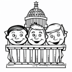 Representation of The Electoral College Coloring Pages 1