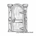Roblox Door Design Coloring Pages 4