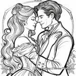 Romantic Vampire Coloring Pages for Adults 2