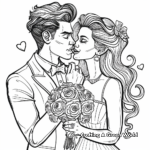 Romantic Vampire Coloring Pages for Adults 3