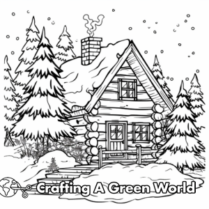 Old-fashioned Christmas Coloring Pages - Free &amp; Printable!