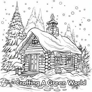 Old-fashioned Christmas Coloring Pages - Free & Printable!