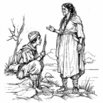 Sacagawea Guiding Lewis and Clark Coloring Pages 3
