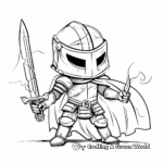 Samurai Knight Coloring Pages 2