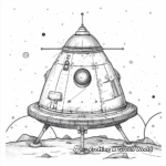Science Fiction Spaceship Coloring Pages 3