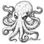 Silly Tentacle Monster Coloring Pages 4
