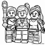 Simple and Sweet Lego Friends Coloring Pages 3