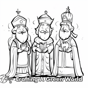 Wise Men Coloring Pages - Free &amp; Printable!