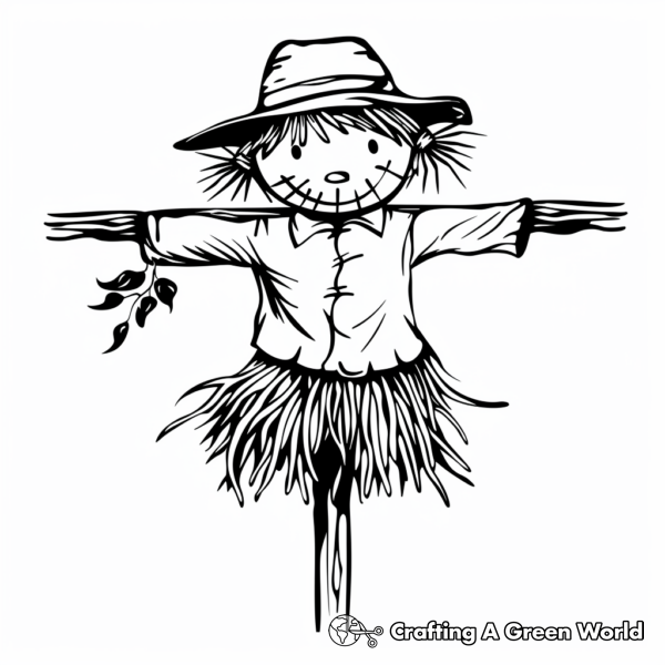 Scarecrow Coloring Pages - Free &amp; Printable!