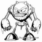 Sonic Boom: Eggman's Evil Robot Coloring Pages 3