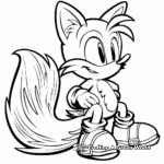Sonic Boom: Tails and Sonic Adventure Coloring Pages 3