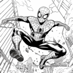 Sophisticated Spiderman Coloring Pages for Adults 3
