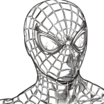 Sophisticated Spiderman Coloring Pages for Adults 4
