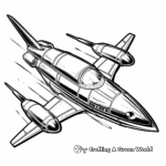 Spaceship on Mars Coloring Pages 4