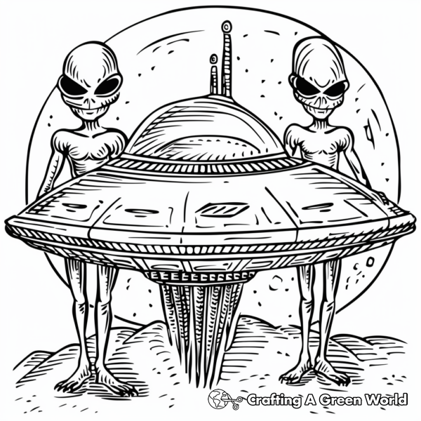 Spaceship Coloring Pages - Free &amp; Printable!