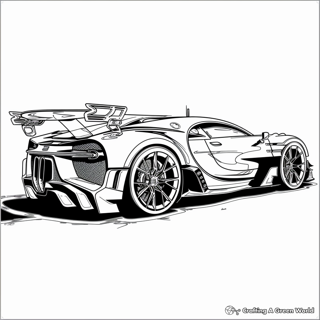 Bugatti Vision Gt Coloring Pages