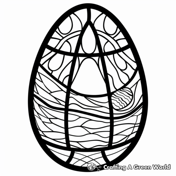 Easter Egg Coloring Pages For Adults - Free &amp; Printable!