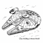 Star Wars Spaceship Coloring Pages 1