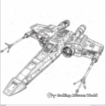Star Wars Spaceship Coloring Pages 2