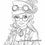 Steampunk Victorian Era Coloring Pages 2