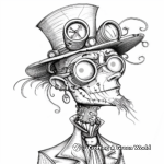 Steampunk Victorian Era Coloring Pages 3