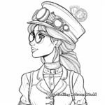 Steampunk Victorian Era Coloring Pages 4