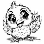 Stella - Lovely Pink Bird Angry Bird Coloring Pages 3