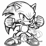 Stellar Sonic Boom: Knuckles' Power Coloring Pages 3
