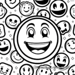 Sticker Emoji Coloring Sheets for All Ages 2