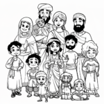 Storytelling 'Creation of Beatitudes' Coloring Pages 4