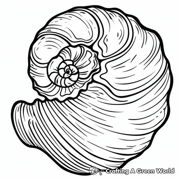Seashell Coloring Pages - Free &amp; Printable!