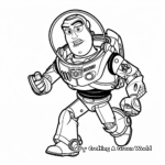 Stunning Buzz Lightyear Coloring Pages 1