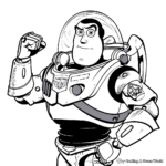 Stunning Buzz Lightyear Coloring Pages 4