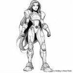 Stylized X-Men Character Coloring Pages 2