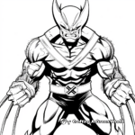 Stylized X-Men Character Coloring Pages 4