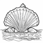 Summer Vibes: Beachside Seashell Coloring Pages 2