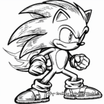 Super Sonic Transformation Sonic Boom Coloring Pages 4