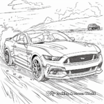 Superfast Mustang Cobra Coloring Pages 2