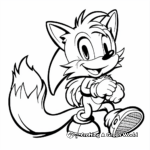Tails the Fox: Sonic's Trusty Sidekick Coloring Pages 3