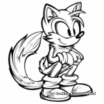 Tails the Fox: Sonic's Trusty Sidekick Coloring Pages 4