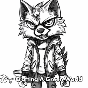 Werewolf Coloring Pages - Free &amp; Printable!