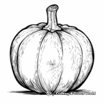 Thanksgiving Blank Pumpkin Coloring Pages 2