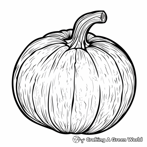 Blank Pumpkin Coloring Pages - Free &amp; Printable!