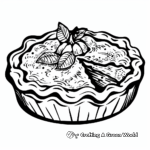 Thanksgiving Pumpkin Pie Coloring Pages for Preschool 3