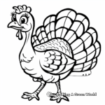 Thanksgiving Turkey Coloring Pages for Preschool 1